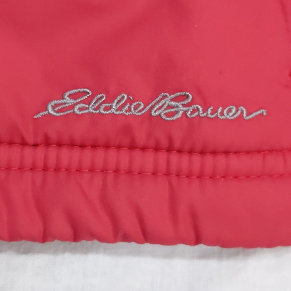 3/$30 Eddie Bauer full zip soft shell hooded jacket XL red - Picture 2 of 7